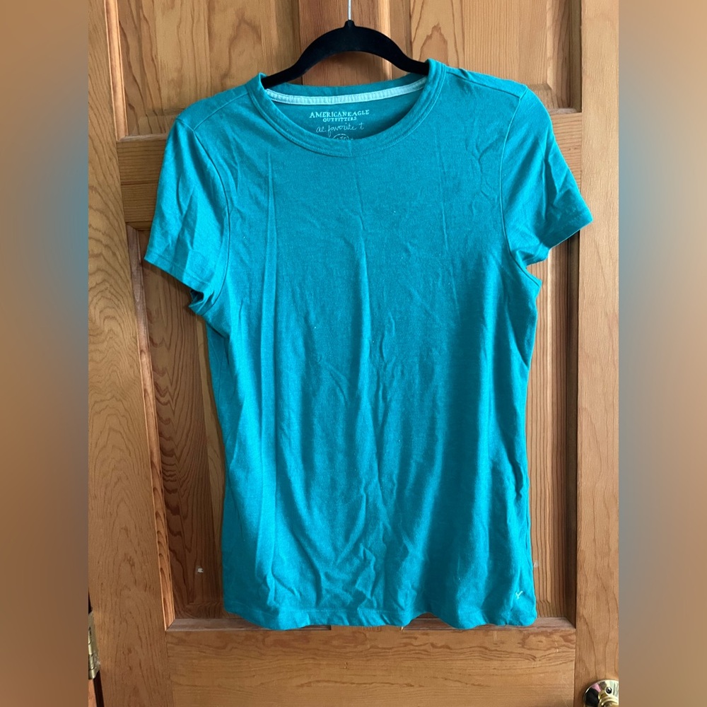 American Eagle ae favorite tee in teal size xl vintage y2k